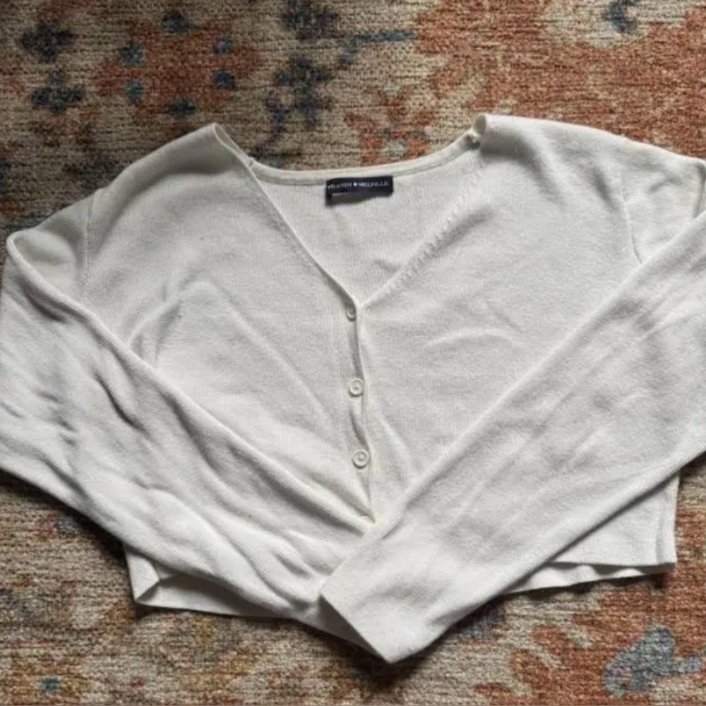 Brandy Melville Cream Knit Top